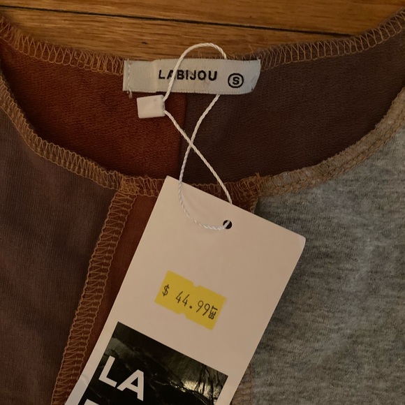 Cute multicolored crop set! New. - Picture 3 of 3